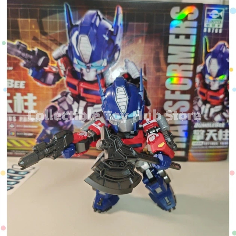 Model Kit Optimus Prime - Transformers Bumblebee Movie Q‑Version Optimus Prime