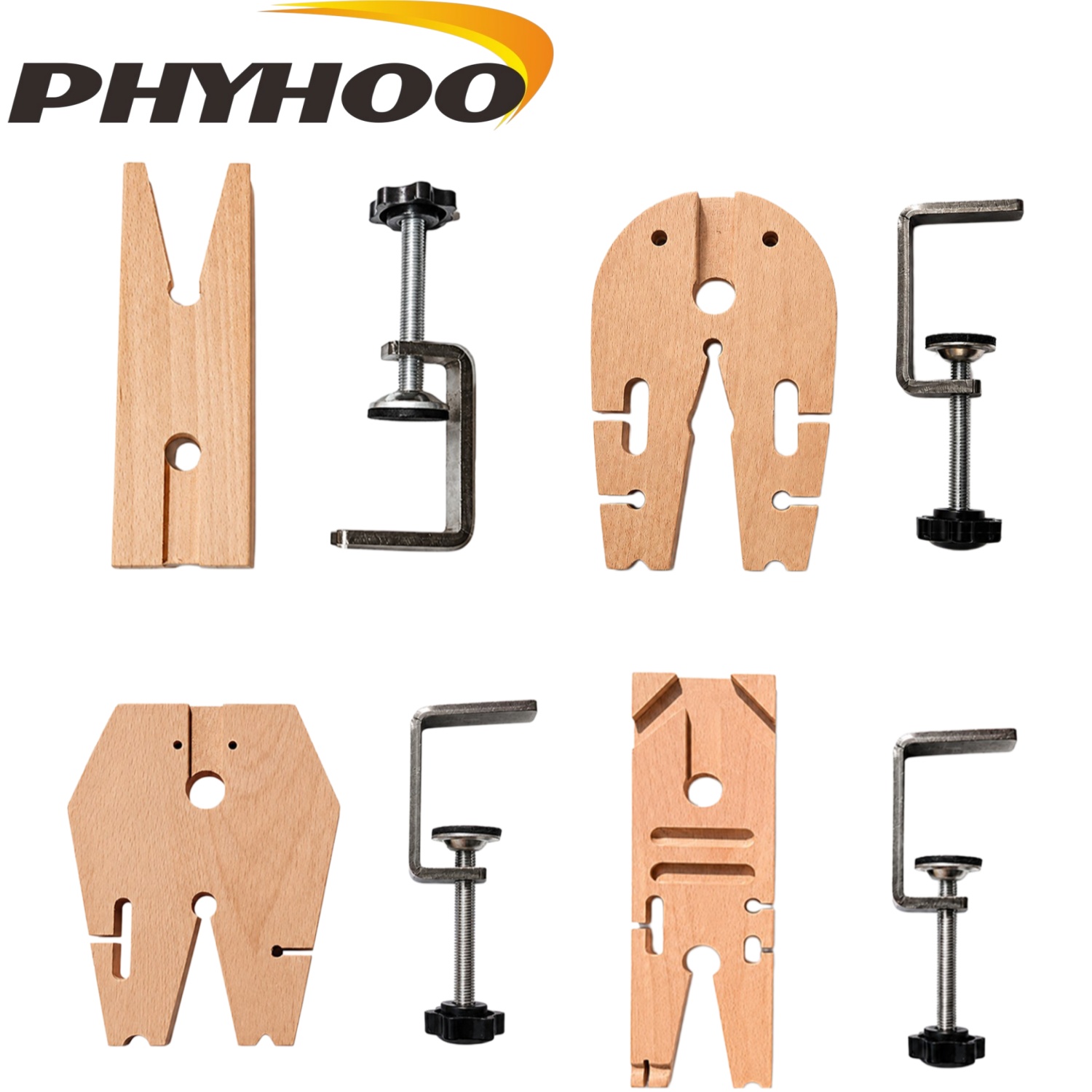 Model Kit Vise - PHYHOO Wood Mini Table Clamp Small