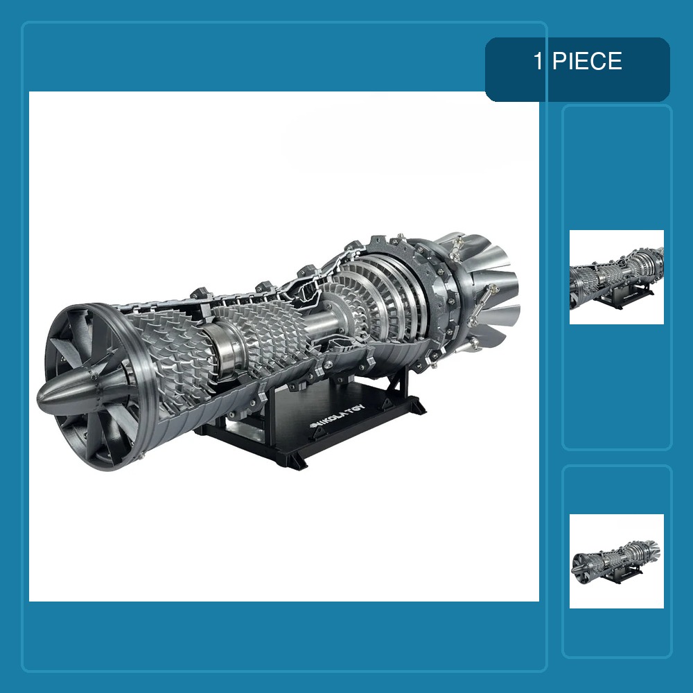 Model Kit Jet Engine - GEJ79 Turbine Engine Model Kit Military