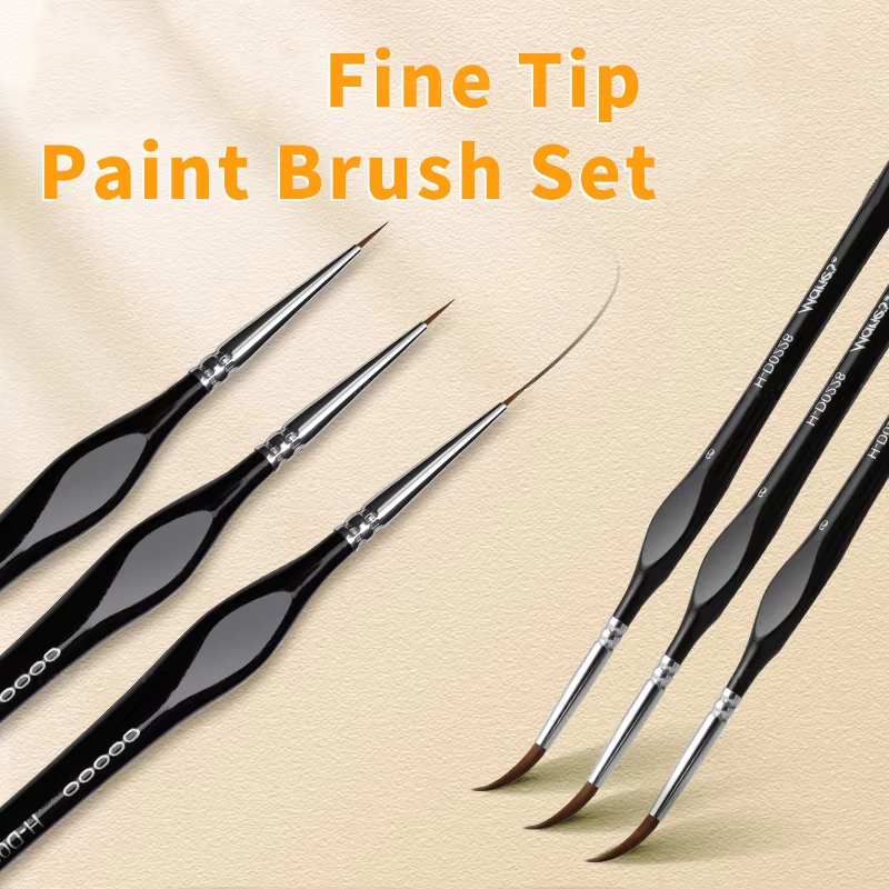 0.6cm Fine Tip Paint Brush Pre - Model Kit Acrylic Paint ulasan dan harga