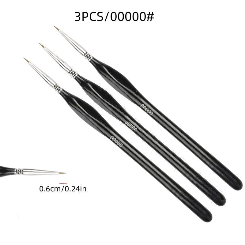 0.6cm Fine Tip Paint Brush Pre - Model Kit Acrylic Paint ulasan dan harga