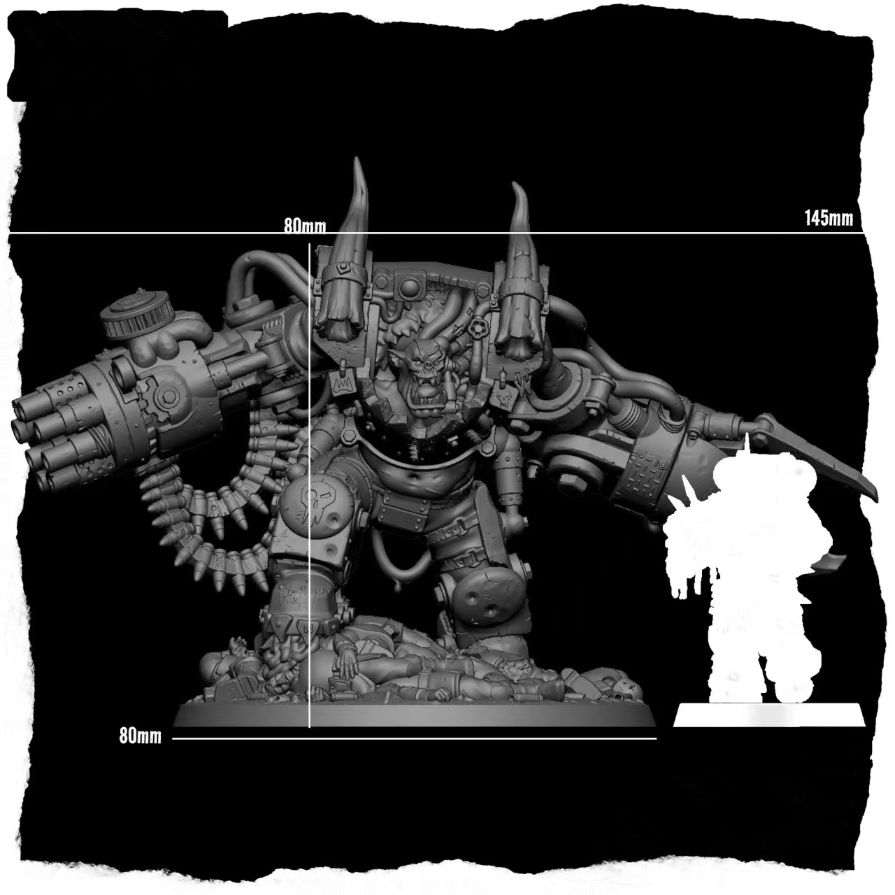 Resin Kit Wargame 28523 Orc Bo - Model Kit Waifu ulasan dan harga