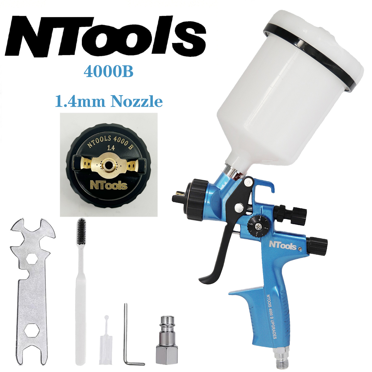 NTOOLS 4000B 1.3 caliber and 1 - Spray Can Lacquer ulasan dan harga