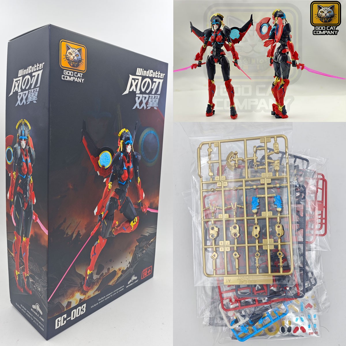 IN STOCK God Cat Company Trans - Model Kit Waifu ulasan dan harga