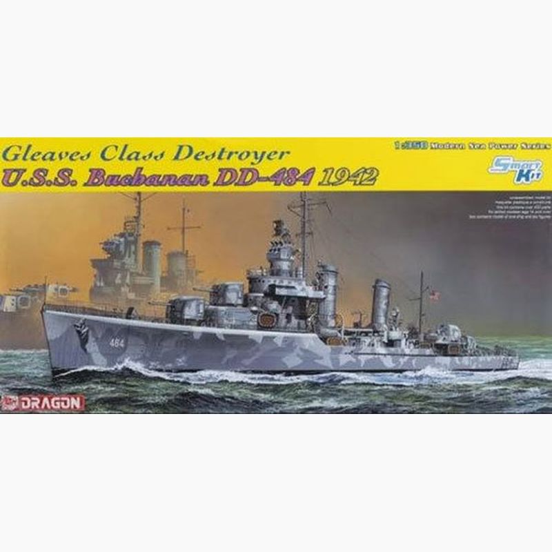 DRAGON 1021 1/350 U.S.S. Bucha - Model Kit Yacht ulasan dan harga