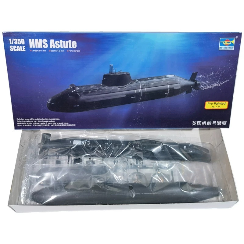 TRUMPETER 1/350 Scale HMS Astu - Model Kit Yacht ulasan dan harga
