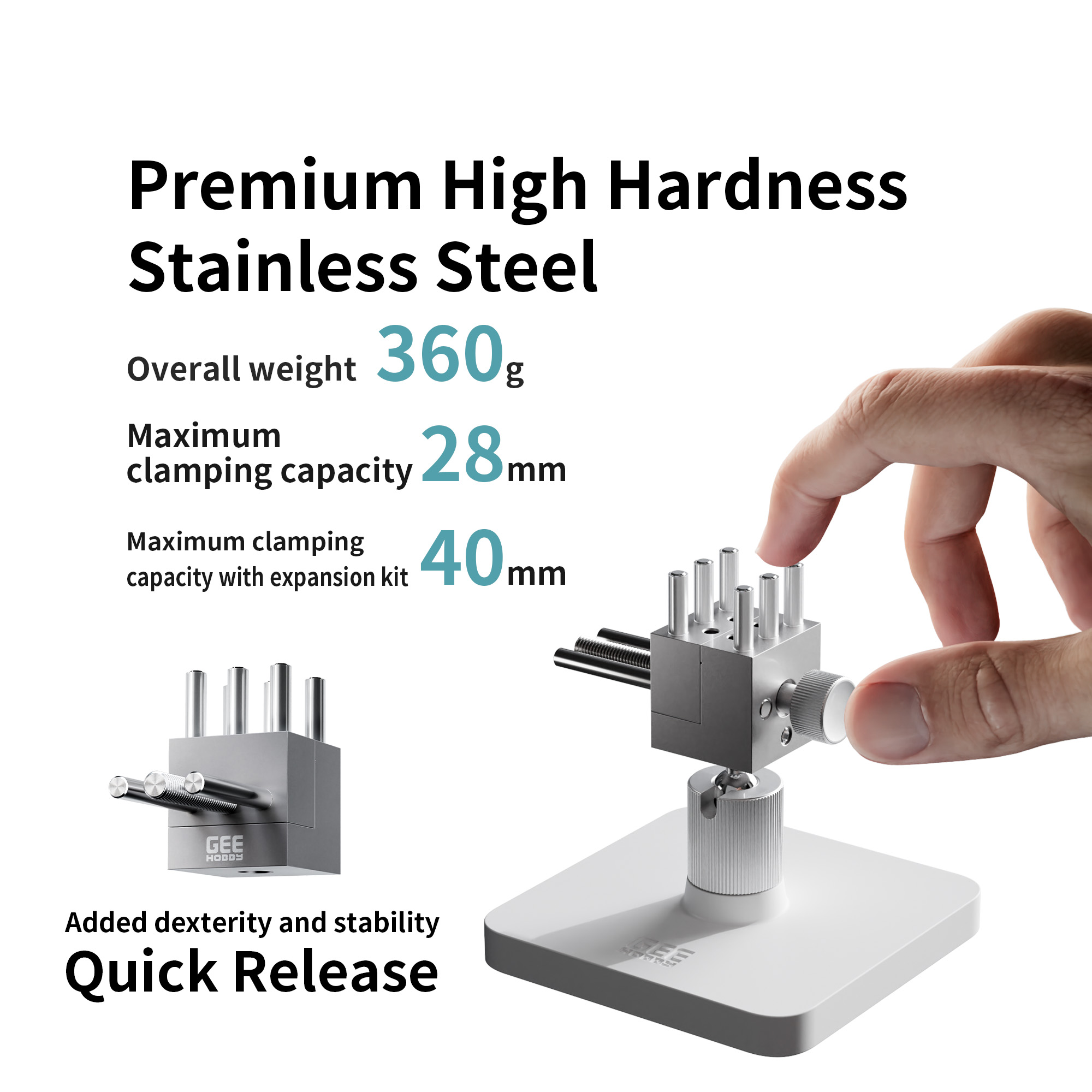 Geehobby Stainless Steel Hobby - Model Kit Vise ulasan dan harga