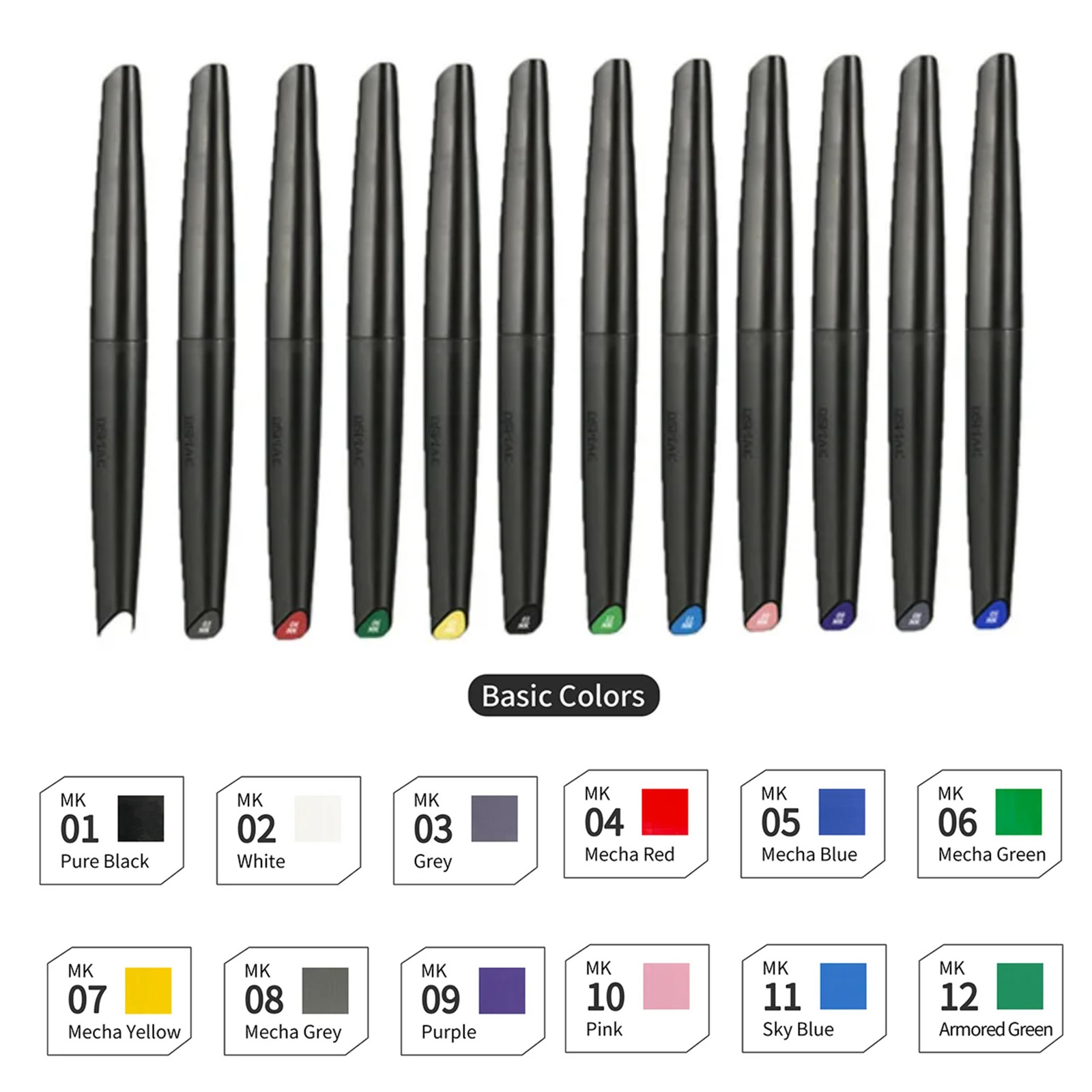 DSPIAE Soft Tip Water-based Ma - Model Kit Paint Set ulasan dan harga