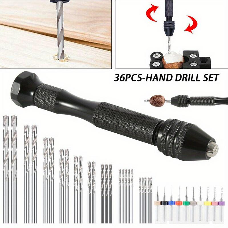 36Pcs/Set Micro Hand Drill Bit - Pin Vice Micro ulasan dan harga