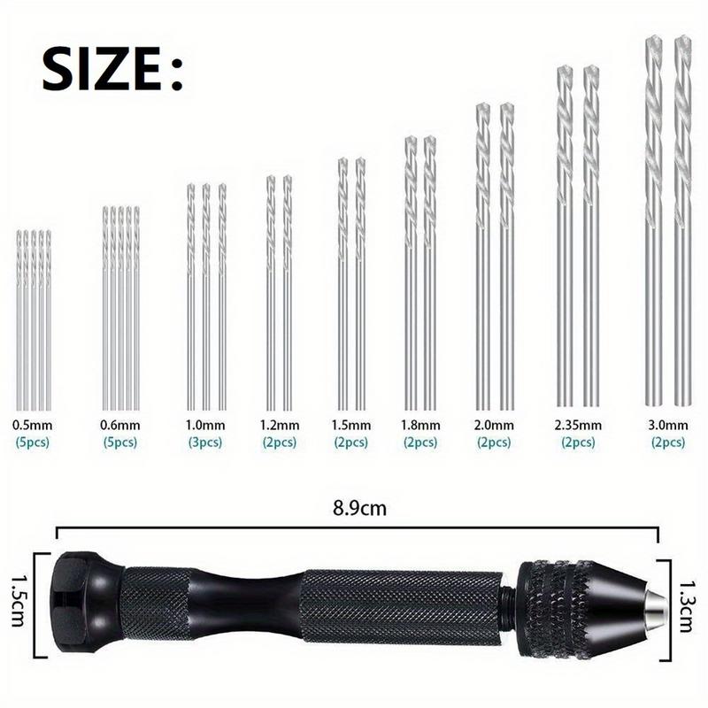 36Pcs/Set Micro Hand Drill Bit - Pin Vice Micro ulasan dan harga