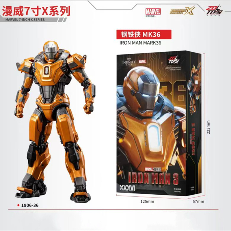 ZD Toys Iron Man Action Figure - Model Kit Iron Man Mark 50 ulasan dan harga