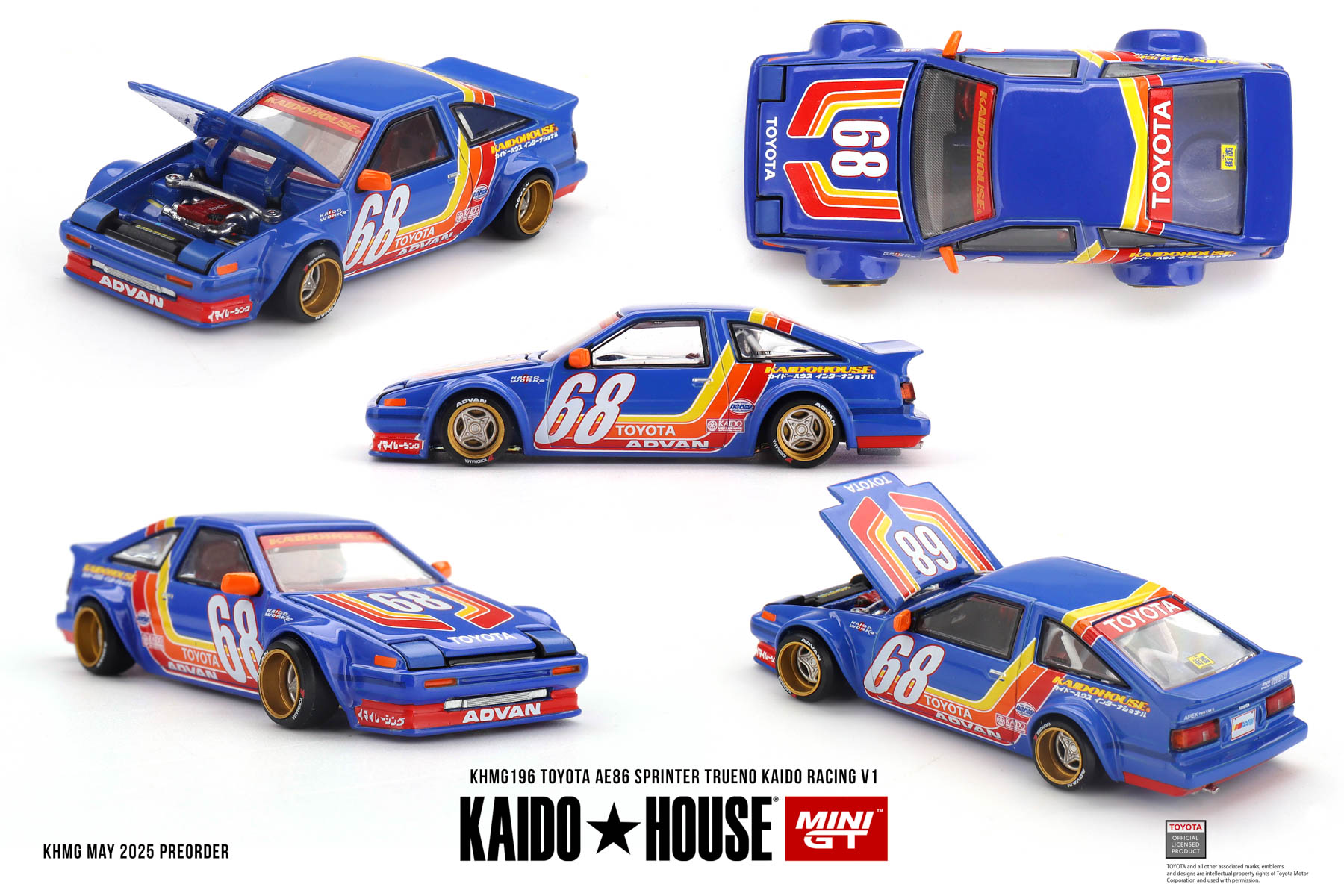 Kaido House + MINIGT Toyota AE - Model Kit Ae86 ulasan dan harga