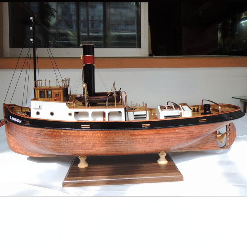 1:50 Laser-cut Wooden Boat Mod - Model Kit Yacht ulasan dan harga