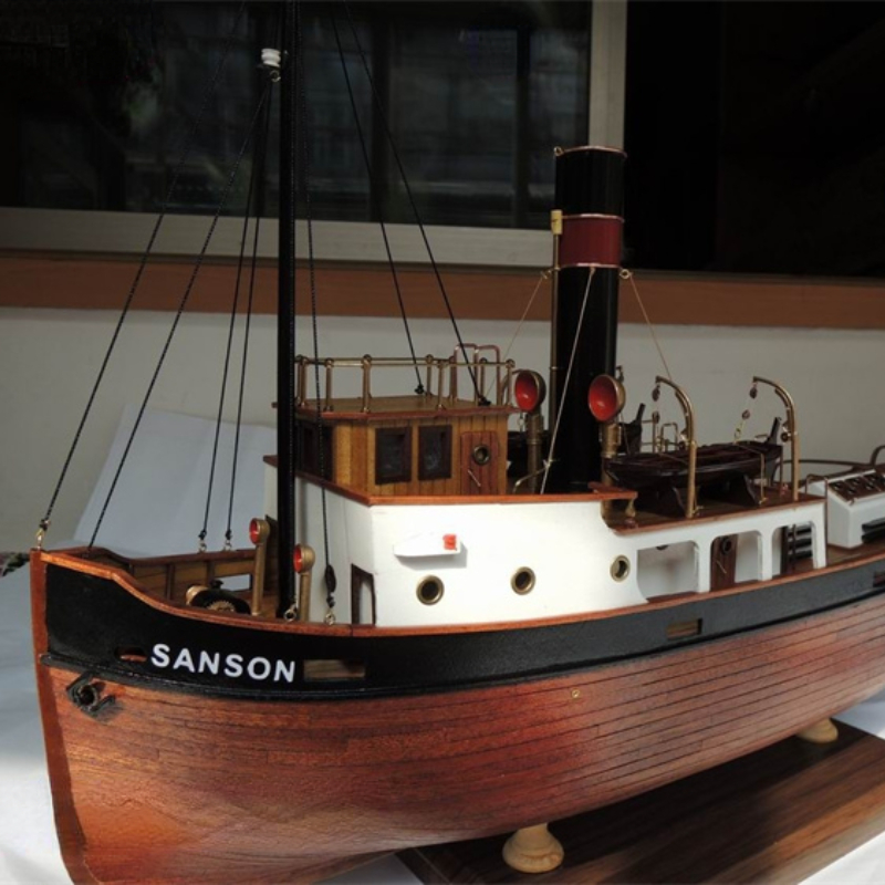 1:50 Laser-cut Wooden Boat Mod - Model Kit Yacht ulasan dan harga
