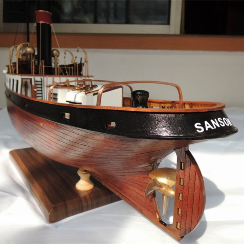 1:50 Laser-cut Wooden Boat Mod - Model Kit Yacht ulasan dan harga