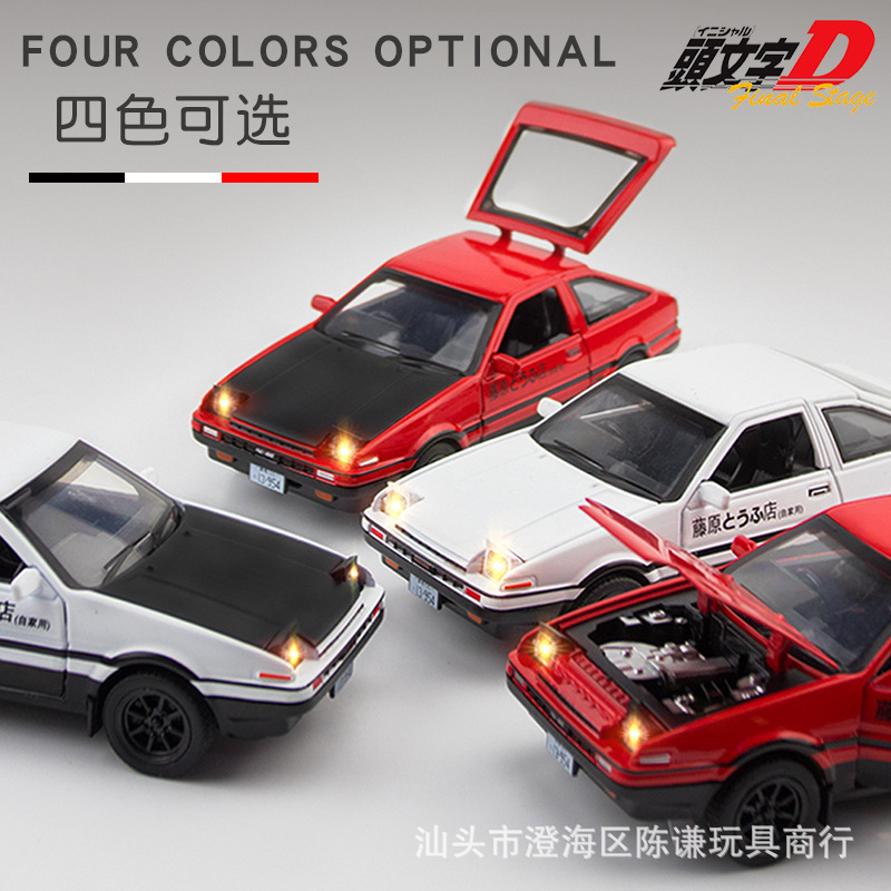 1:32 INITIAL D AE86 Car Model  - Model Kit Ae86 ulasan dan harga