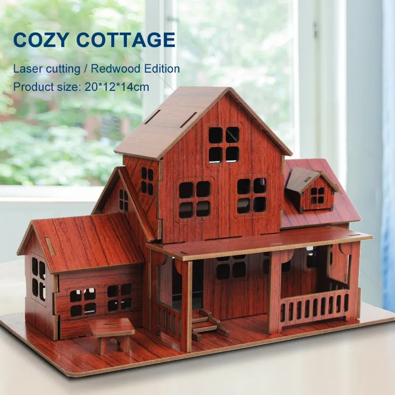 3D Wooden Puzzle Model GamesCo - Model Kit Wood ulasan dan harga