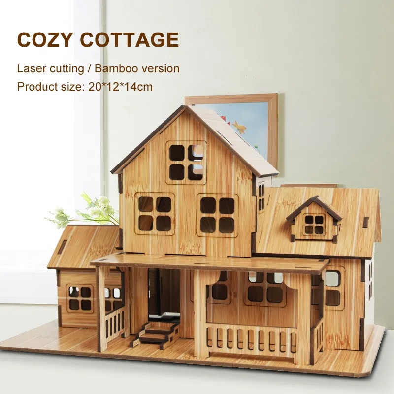 3D Wooden Puzzle Model GamesCo - Model Kit Wood ulasan dan harga