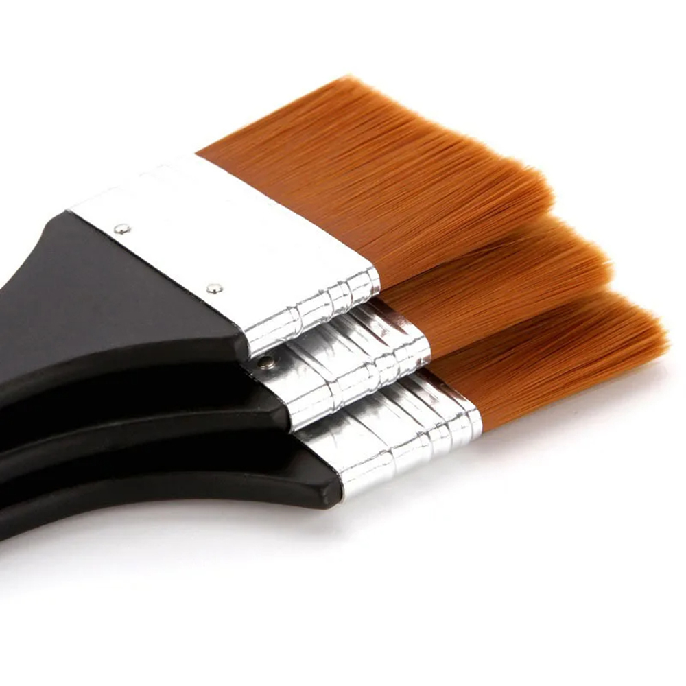 1/3/4/7Pcs Wide Flat Paint Bru - Model Kit Acrylic Paint ulasan dan harga