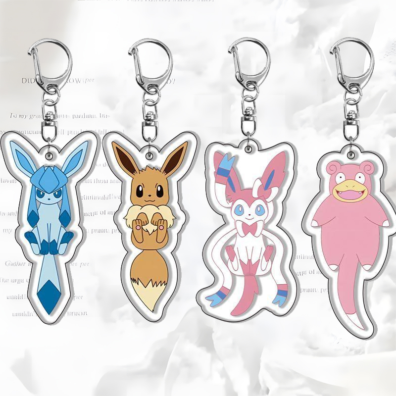 Eevee Double Sided Key Chain A - Model Kit Anime ulasan dan harga