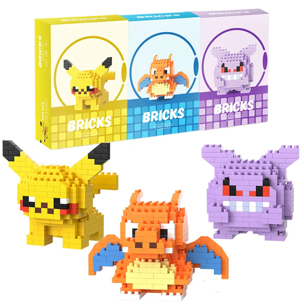 Pokemon Micro Building Blocks  - Model Kit Manual ulasan dan harga