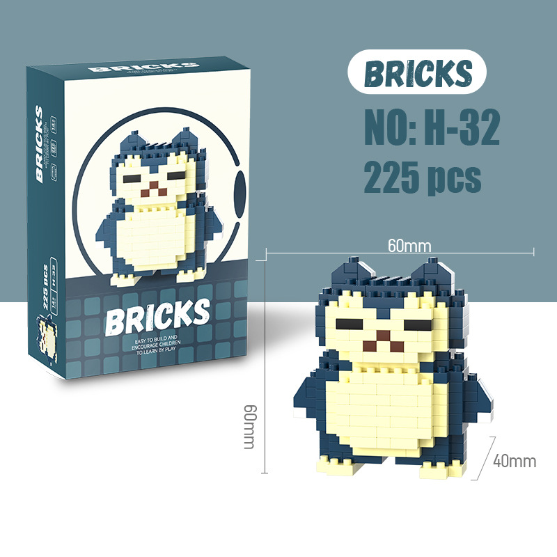 Pokemon Micro Building Blocks  - Model Kit Manual ulasan dan harga