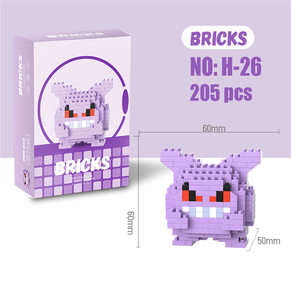 Pokemon Micro Building Blocks  - Model Kit Manual ulasan dan harga