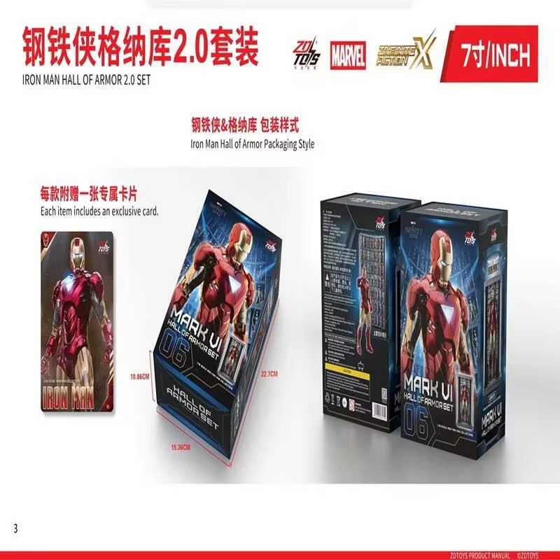 Zd Toys Marvel Iron Man Action - Model Kit Iron Man Mark 50 ulasan dan harga