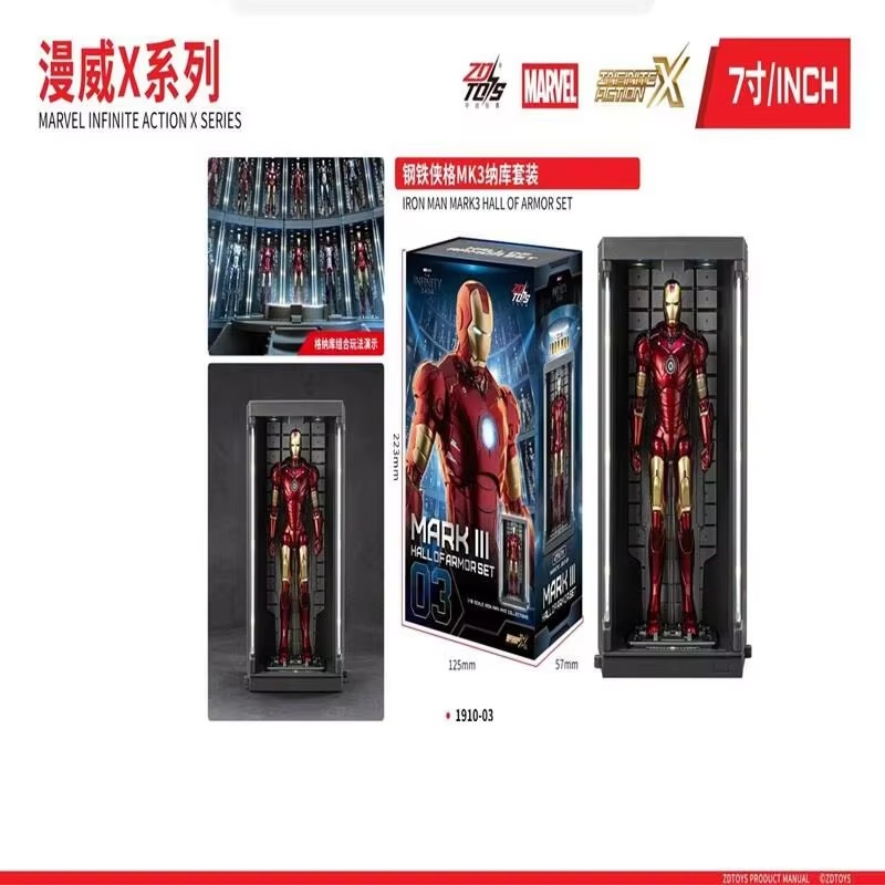 Zd Toys Marvel Iron Man Action - Model Kit Iron Man Mark 50 ulasan dan harga
