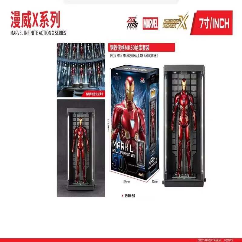 Zd Toys Marvel Iron Man Action - Model Kit Iron Man Mark 50 ulasan dan harga
