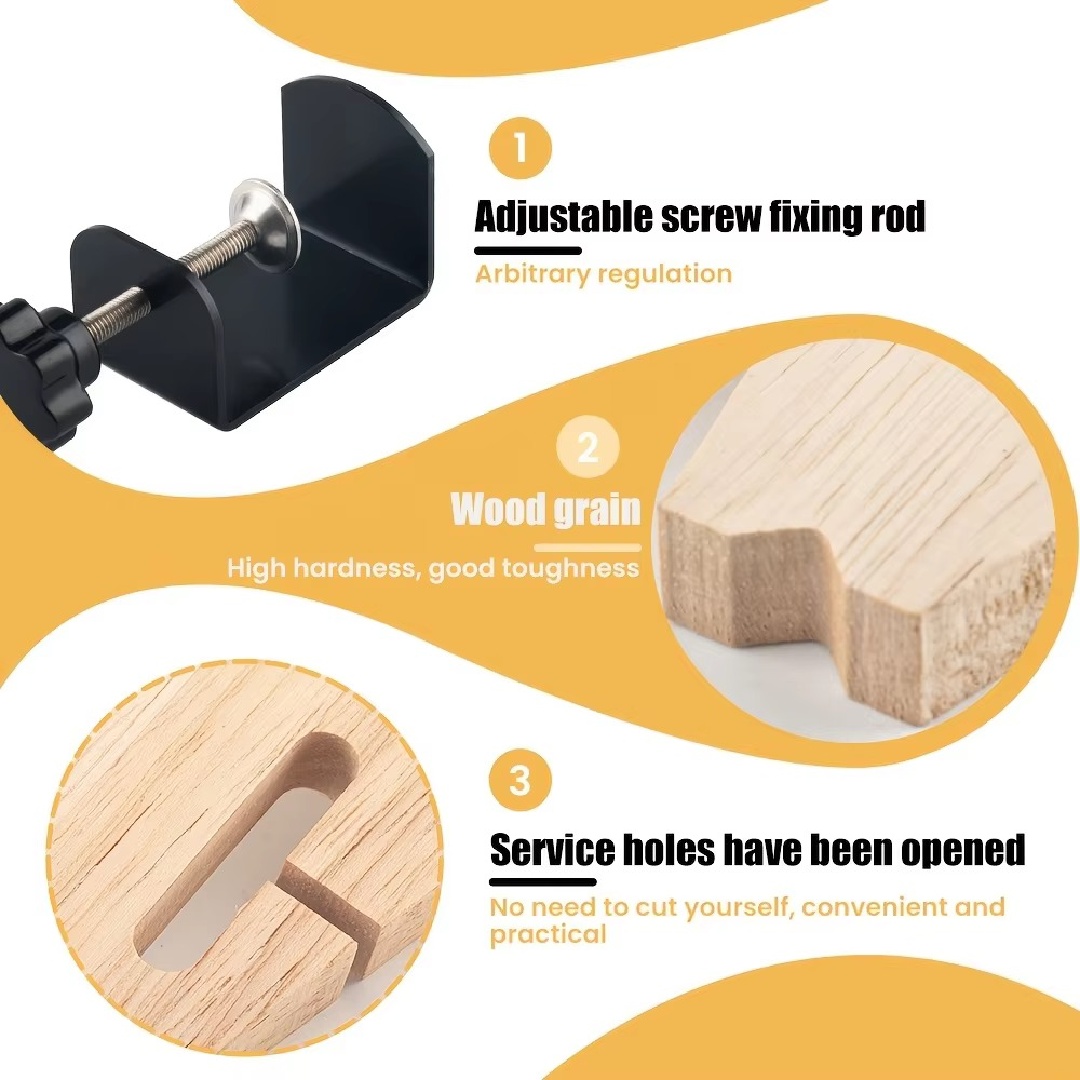 PHYHOO Wood Mini Table Clamp S - Model Kit Vise ulasan dan harga
