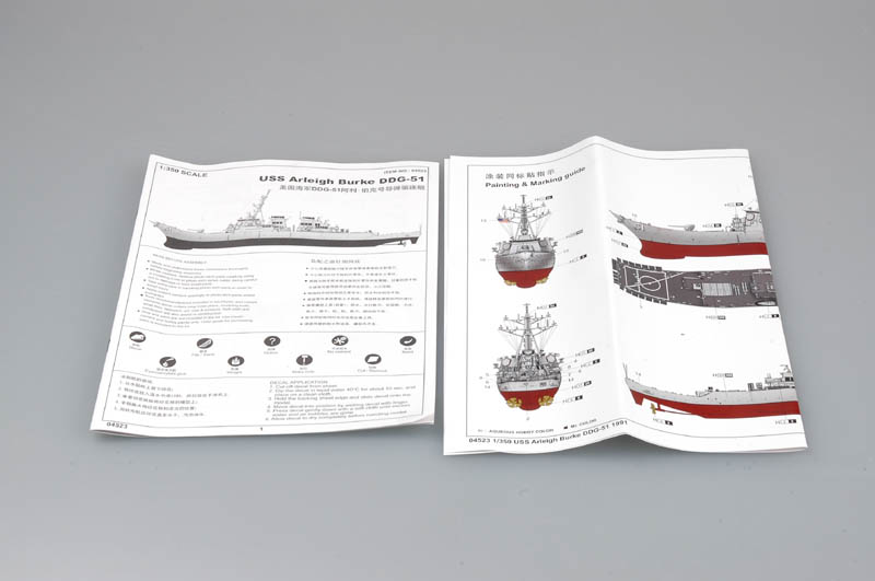 Trumpeter 04523 1:350 Scale US - Model Kit Yacht ulasan dan harga