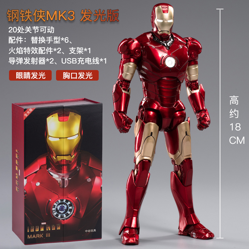Original Avengers ZD Toy Light - Model Kit Iron Man Mark 50 ulasan dan harga