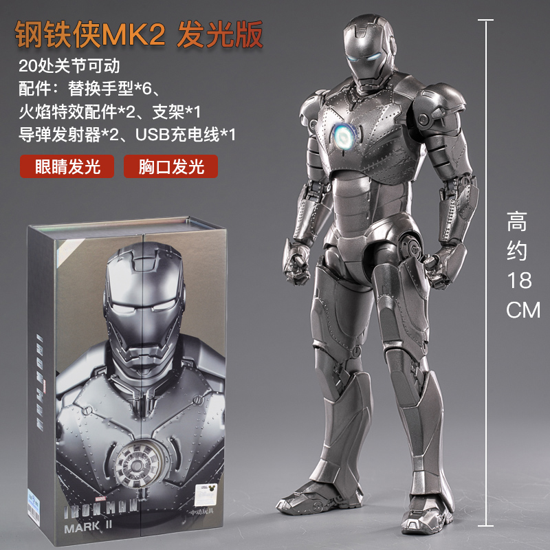 Original Avengers ZD Toy Light - Model Kit Iron Man Mark 50 ulasan dan harga