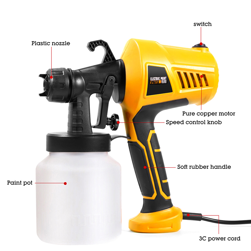 800ML Plastic Electric Spray P - Spray Can Lacquer ulasan dan harga