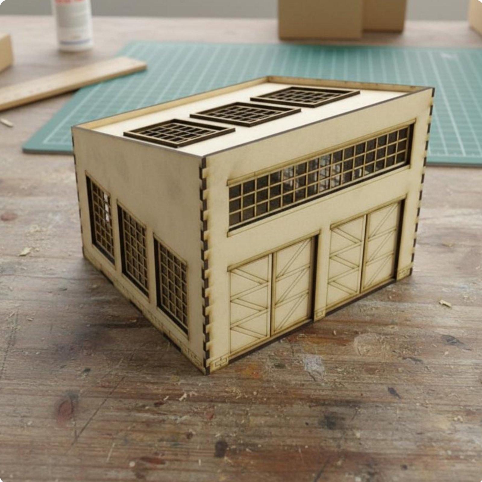 Wartime Vehicle Repair Factory - Model Kit Wood ulasan dan harga
