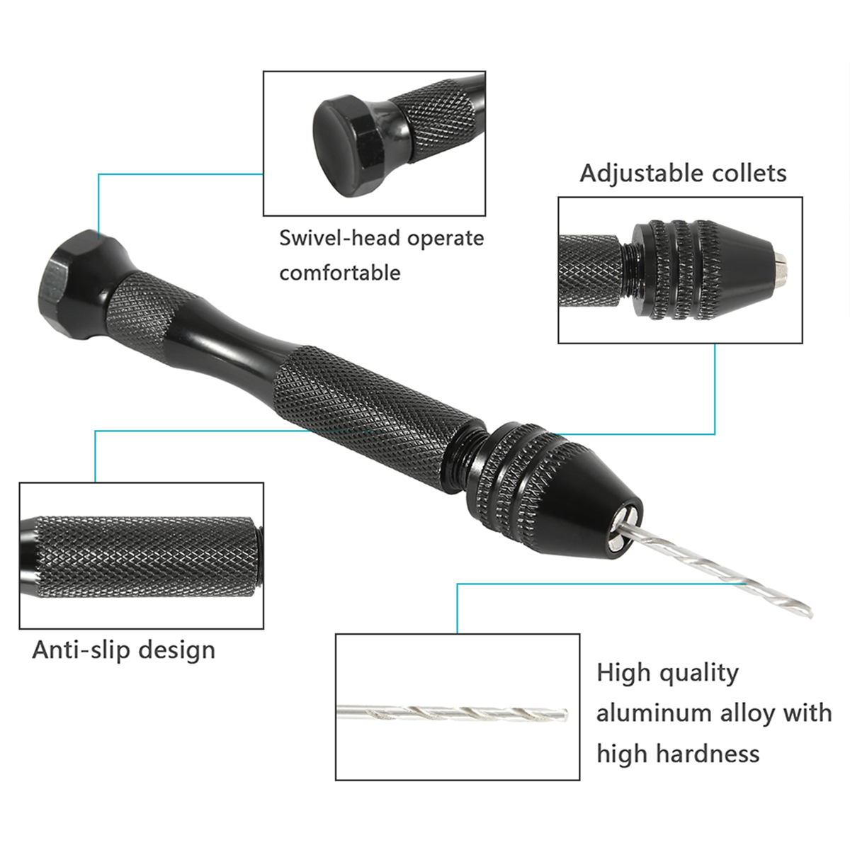 57/21pcs Pin Vise Hand Drill B - Pin Vice Micro ulasan dan harga