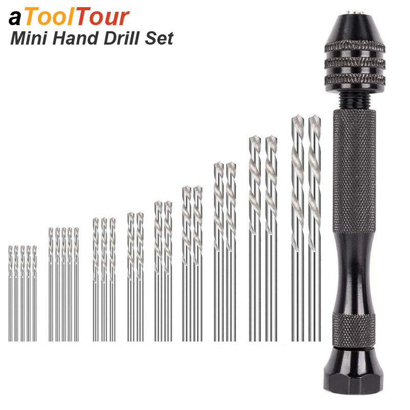 Micro Mini Hand Drill Bits Set - Pin Vice Micro ulasan dan harga