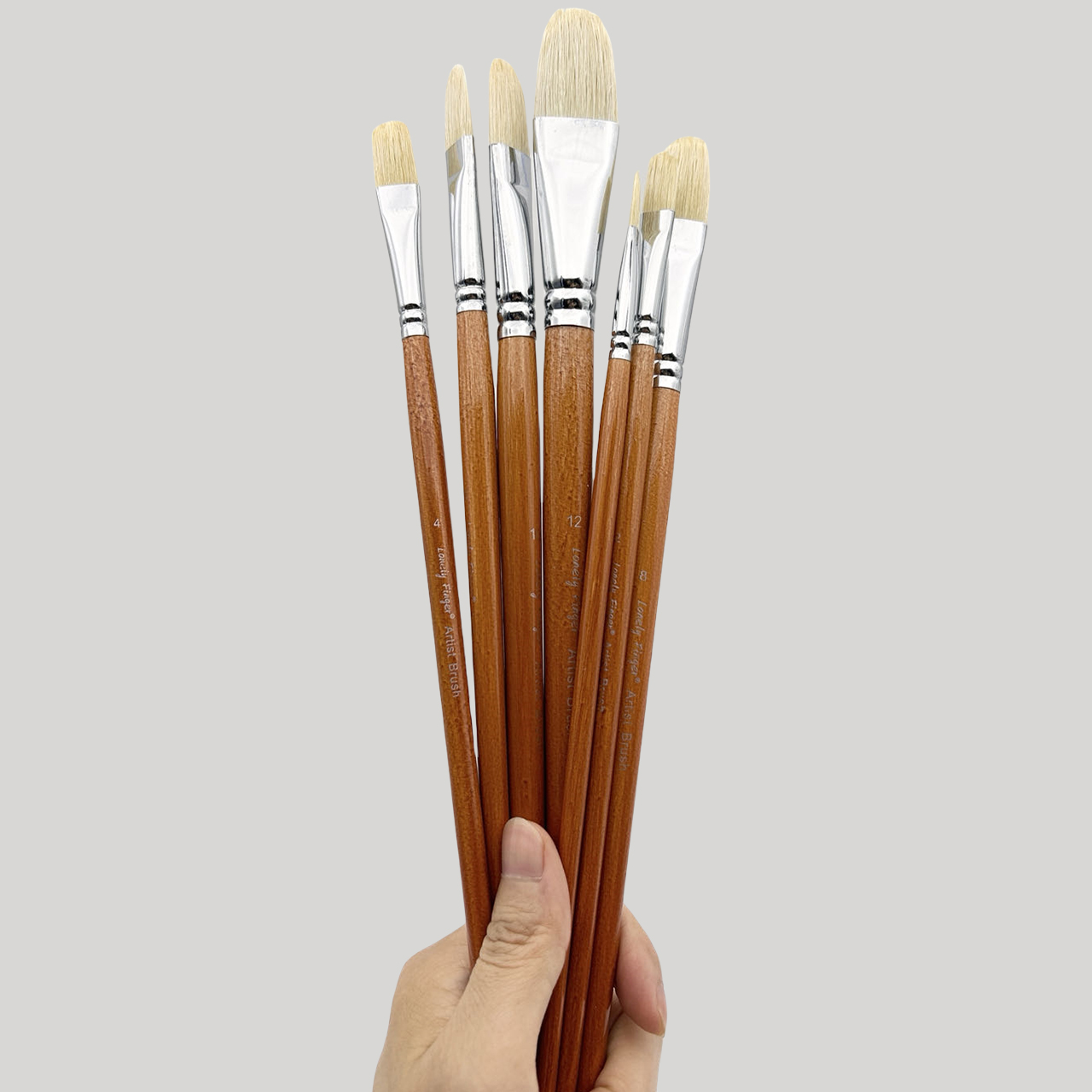 Professional Hog Bristle Filbe - Model Kit Acrylic Paint ulasan dan harga