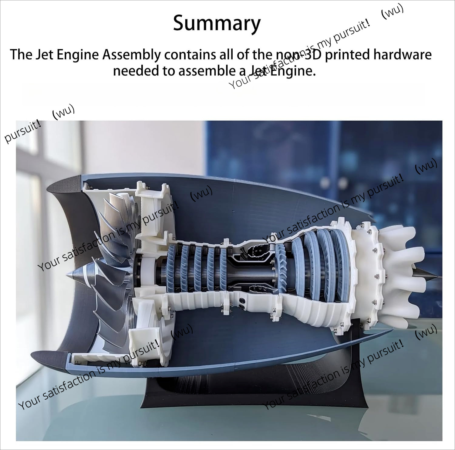 For Bambu Lab Makerworld MH006 - Model Kit Jet Engine ulasan dan harga