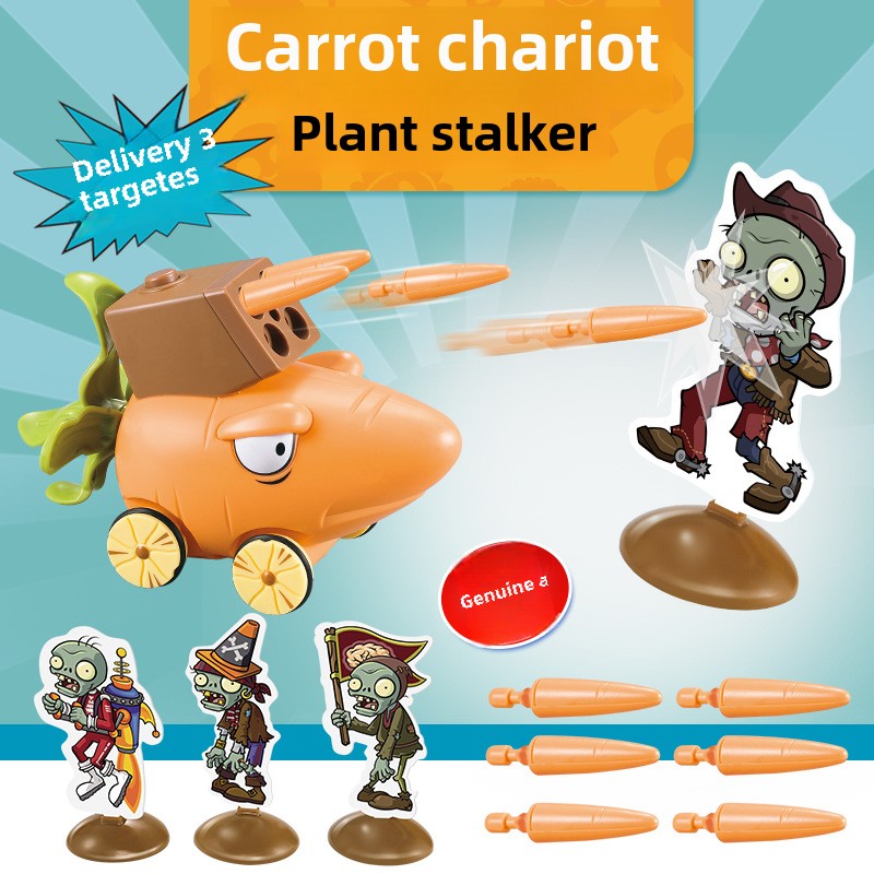 Plants Vs Zombies 2 Carrot Cha - Model Kit Zombie ulasan dan harga