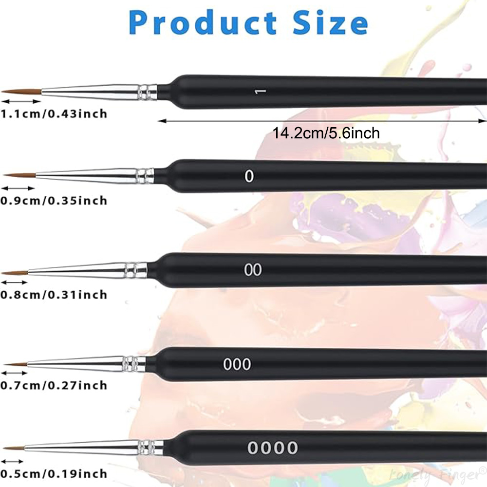 5/11Pcs Paint Brushes Set, Art - Model Kit Paint Set ulasan dan harga