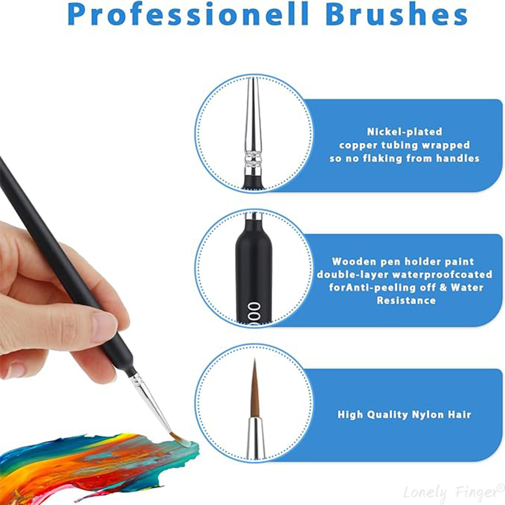 5/11Pcs Paint Brushes Set, Art - Model Kit Paint Set ulasan dan harga