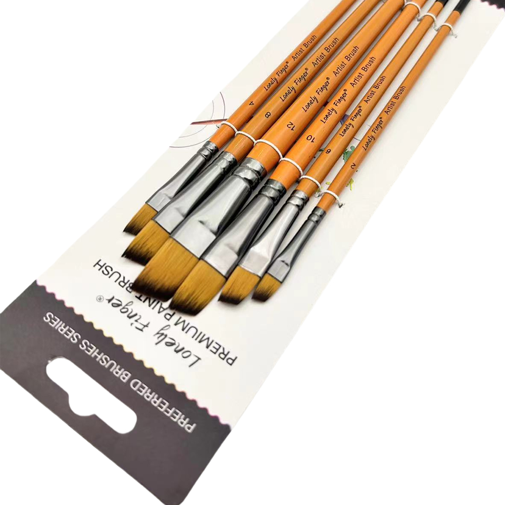 6pcs Artist Paint Brush Set Pr - Model Kit Acrylic Paint ulasan dan harga