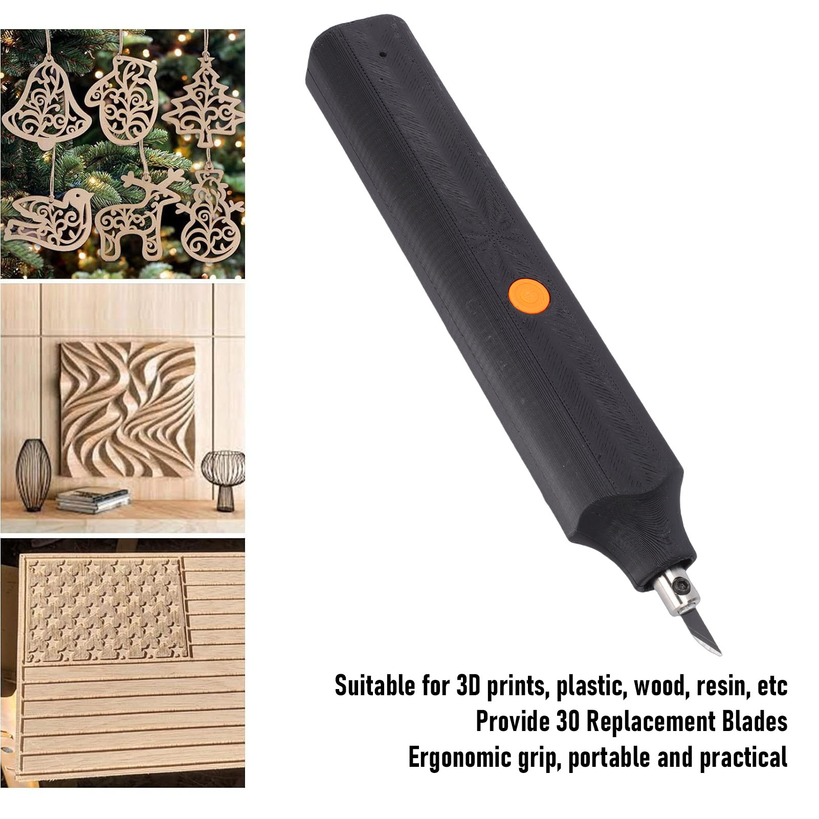 40kHz Ultrasonic Cutter with 3 - Model Kit Wood ulasan dan harga