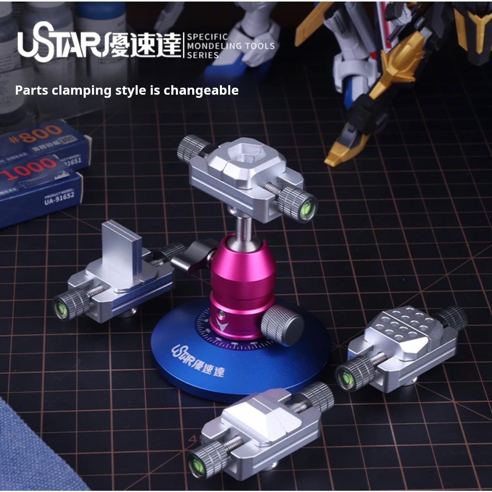USTAR UA-90641 Multi Purpose V - Model Kit Vise ulasan dan harga