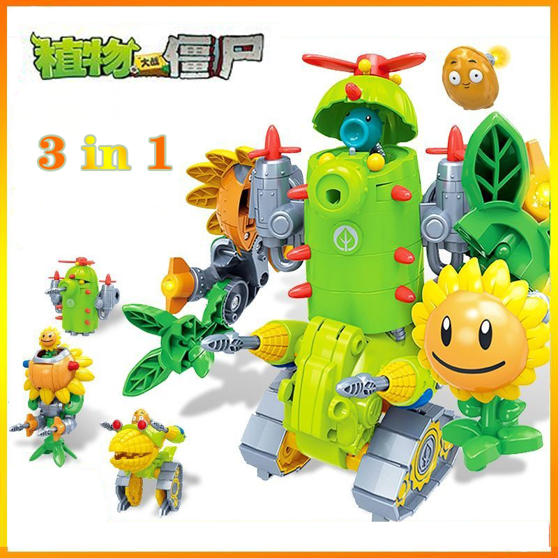 2024 New Plants Vs. Zombies Ro - Model Kit Zombie ulasan dan harga