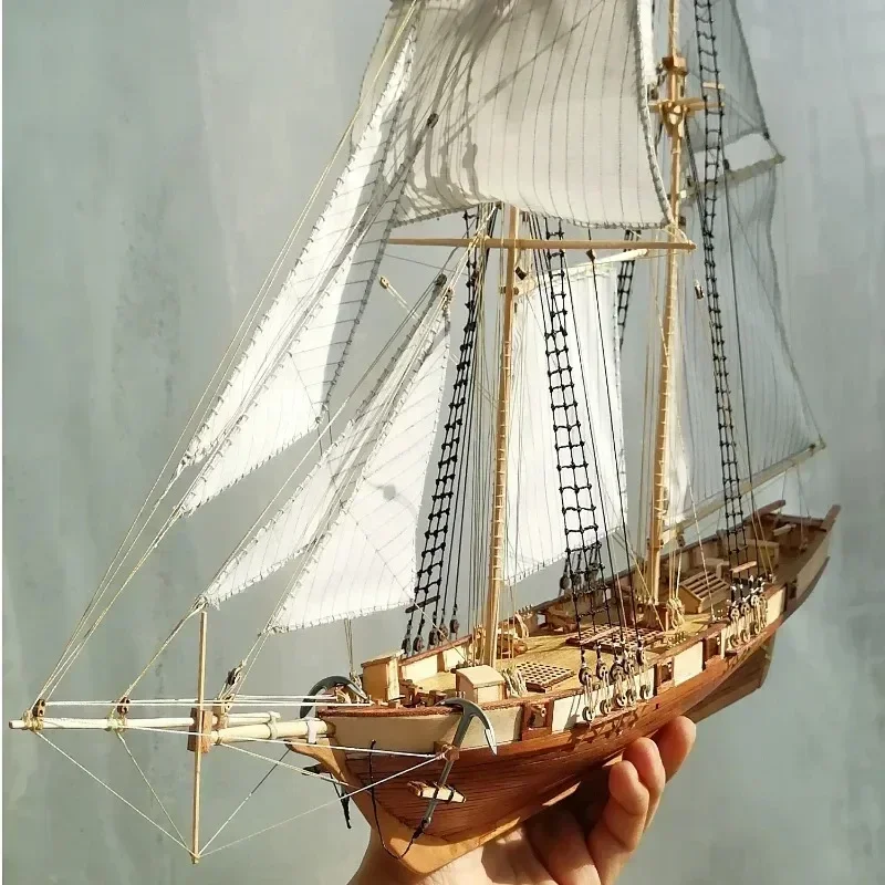 Wooden Assembled Antique Sailb - Model Kit Yacht ulasan dan harga