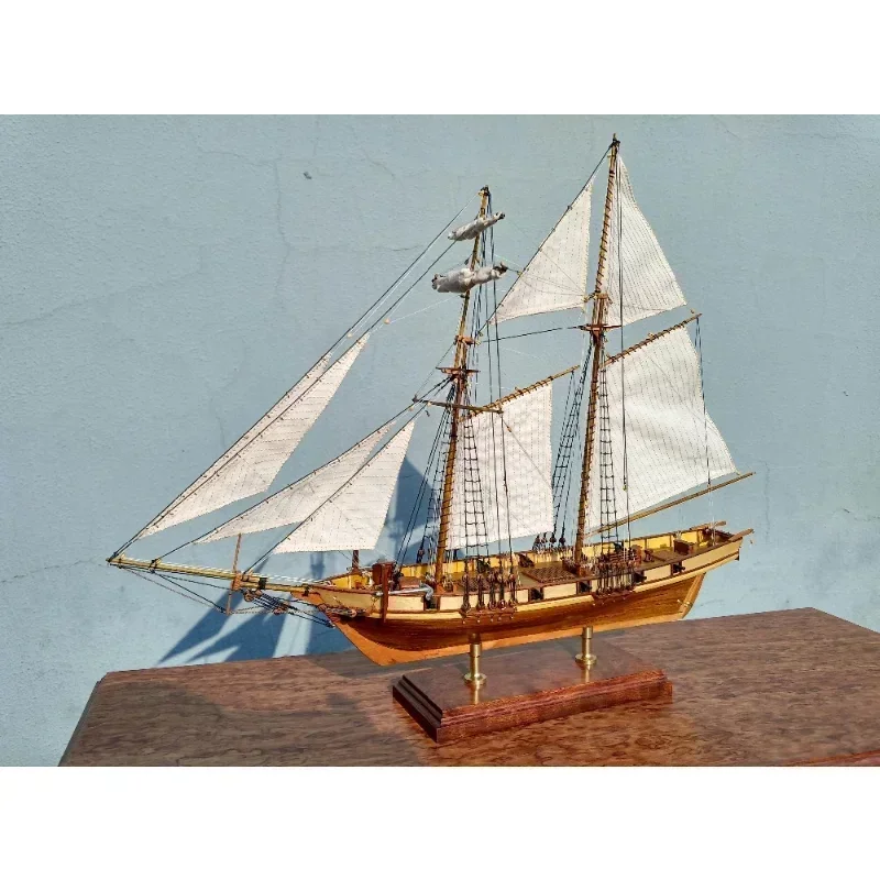 Wooden Assembled Antique Sailb - Model Kit Yacht ulasan dan harga