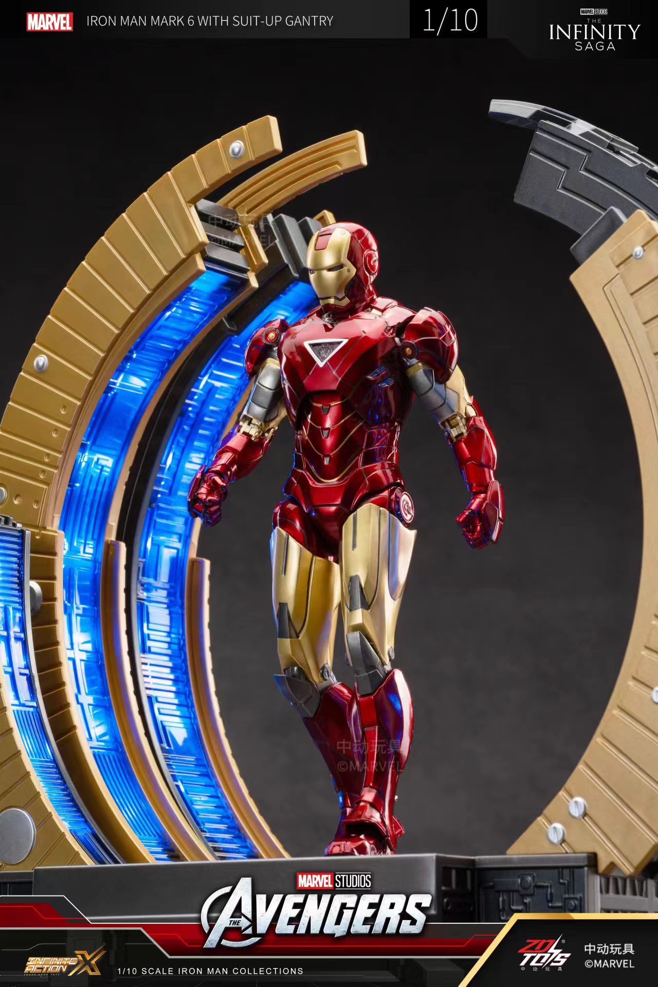 Original ZD Toys Iron Man WITH - Model Kit Iron Man Mark 50 ulasan dan harga